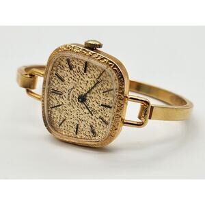 Rare Vintage Goldtone Fashiontime Women's Swiss Made Mechanical Watch For Repair